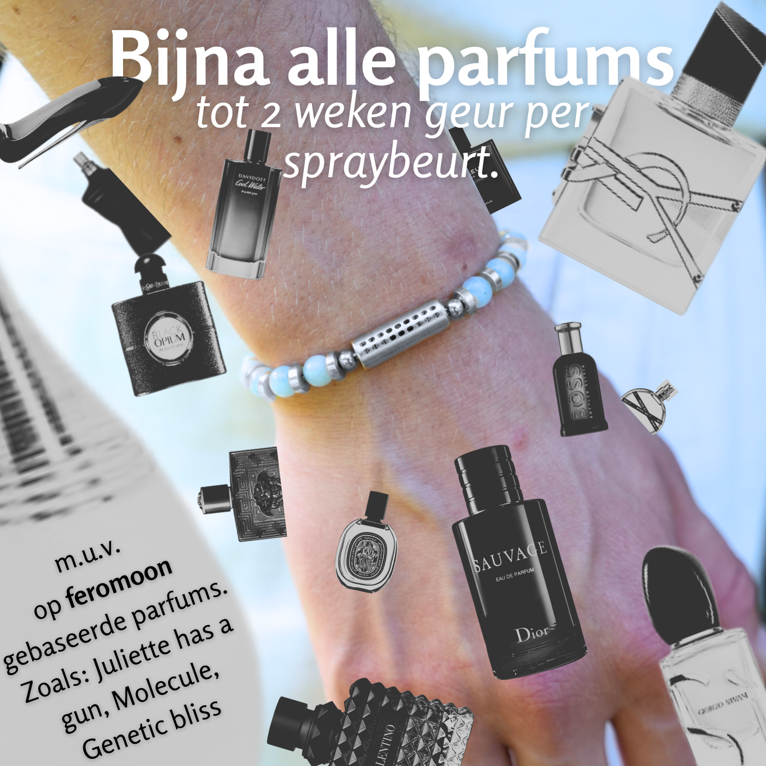 Terra geurarmband | 4mm