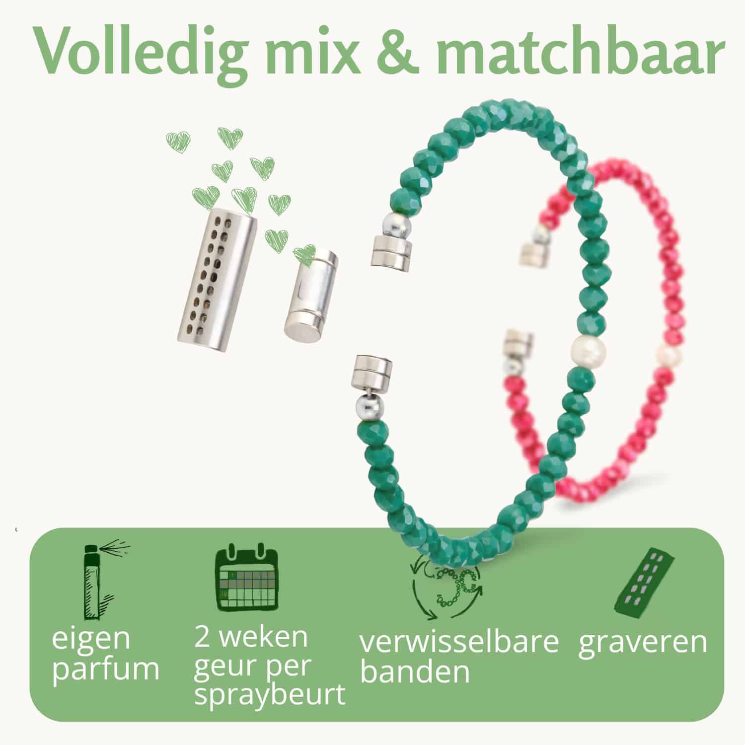 Set Terra 6mm & Azura 4mm ZWART