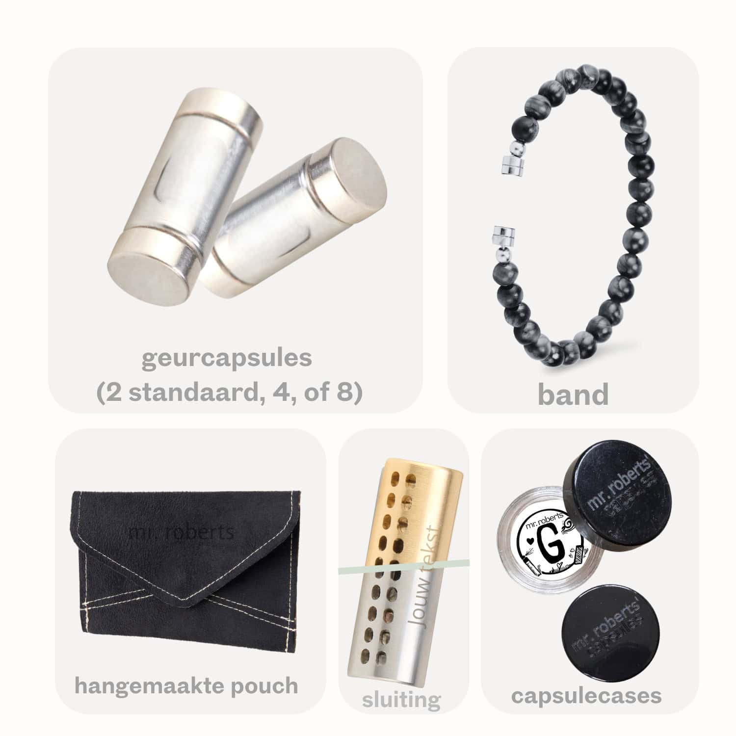 Set Terra 6mm & Azura 4mm ZWART