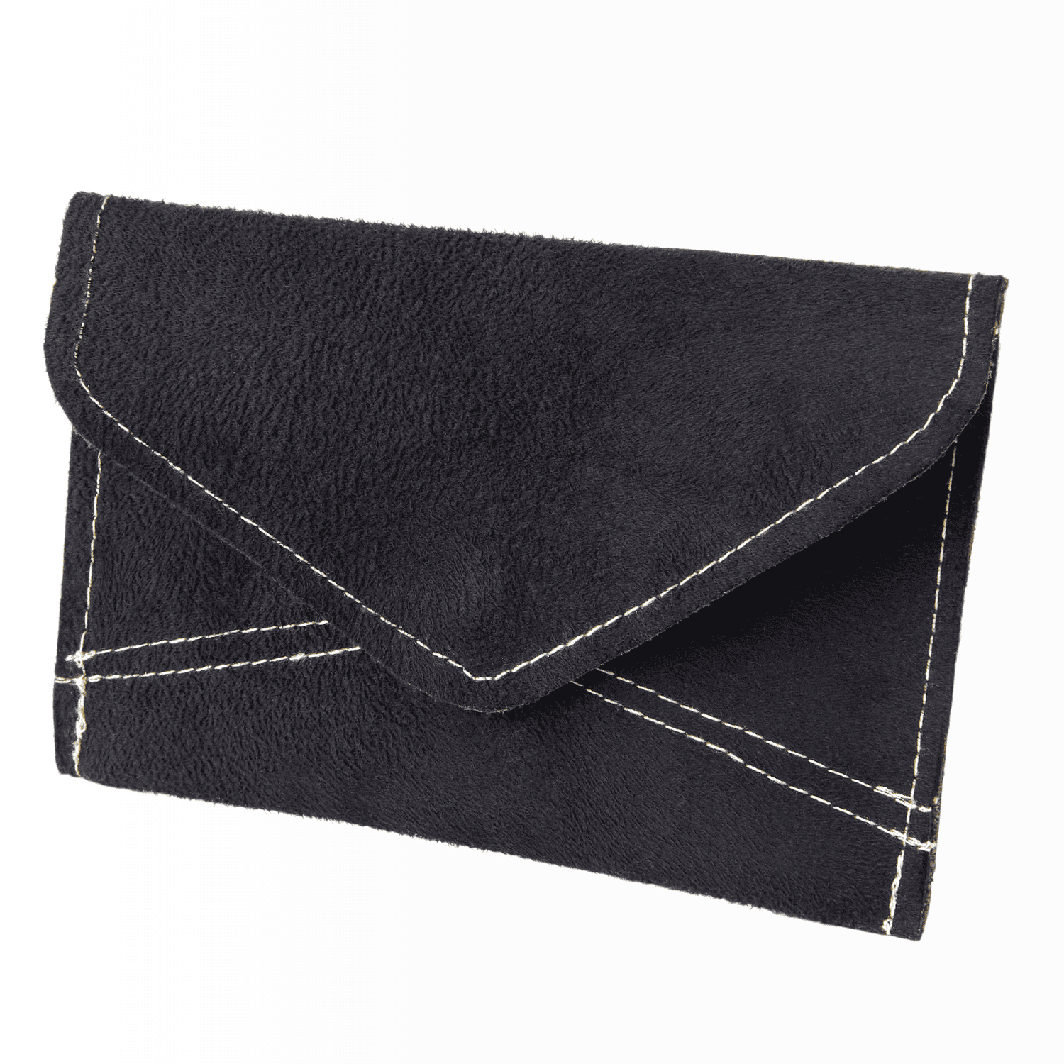 Luxe bewaartouch van suede. Handgemaakt